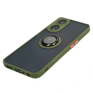 Hurtownia GSM - Bizon Case Hybrid Gyűrű Oppo A78 5G füstös zöld kerettel - BIZ598 - {ean13} - Hurt