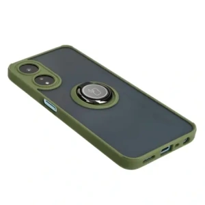 Hurtownia GSM - Bizon Case Hybrid Gyűrű Oppo A78 5G füstös zöld kerettel - BIZ598 - {ean13} - Hurt