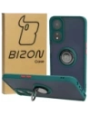 Hurtownia GSM - Bizon Case Hybrid Gyűrű Oppo A78 5G füstös színben, sötétzöld kerettel. - BIZ599 - {ean13} - Hurt