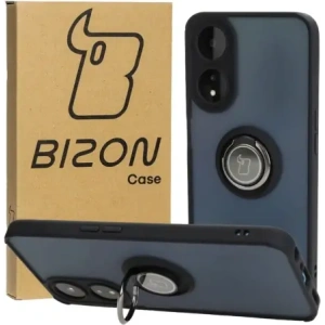 Wholesale Bizon Case Hybrid Ring Oppo A78 5G smoky with a black frame - BIZ600 - {ean13} - Hurt