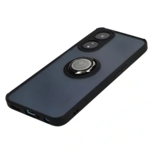 Hurtownia GSM - Pouzdro s prstovým držákem Bizon Case Hybrid Ring pro Oppo A78 5G kouřové s černým rámem - BIZ600 - {ean13} - Hurt