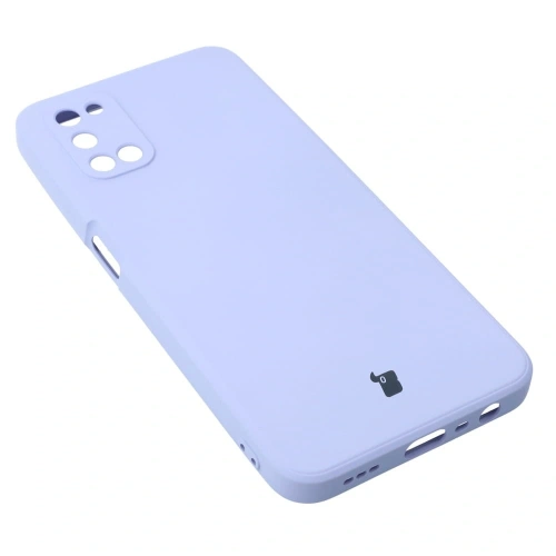 Etui Bizon Case Silicone Sq do Oppo A52 / A72 / A92 jasnofioletowe