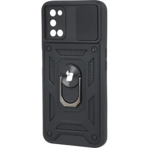 Bizon Case CamShield Gyűrű Oppo A52/ A72/ A92 fekete