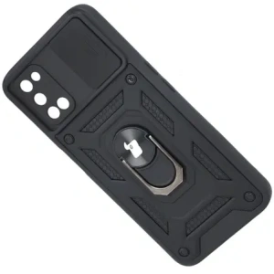 Bizon Case CamShield Gyűrű Oppo A52/ A72/ A92 fekete