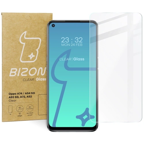 Szkło hartowane Bizon Glass Clear do Oppo A52 / A72 / A54 5G / A74 5G / A93 5G