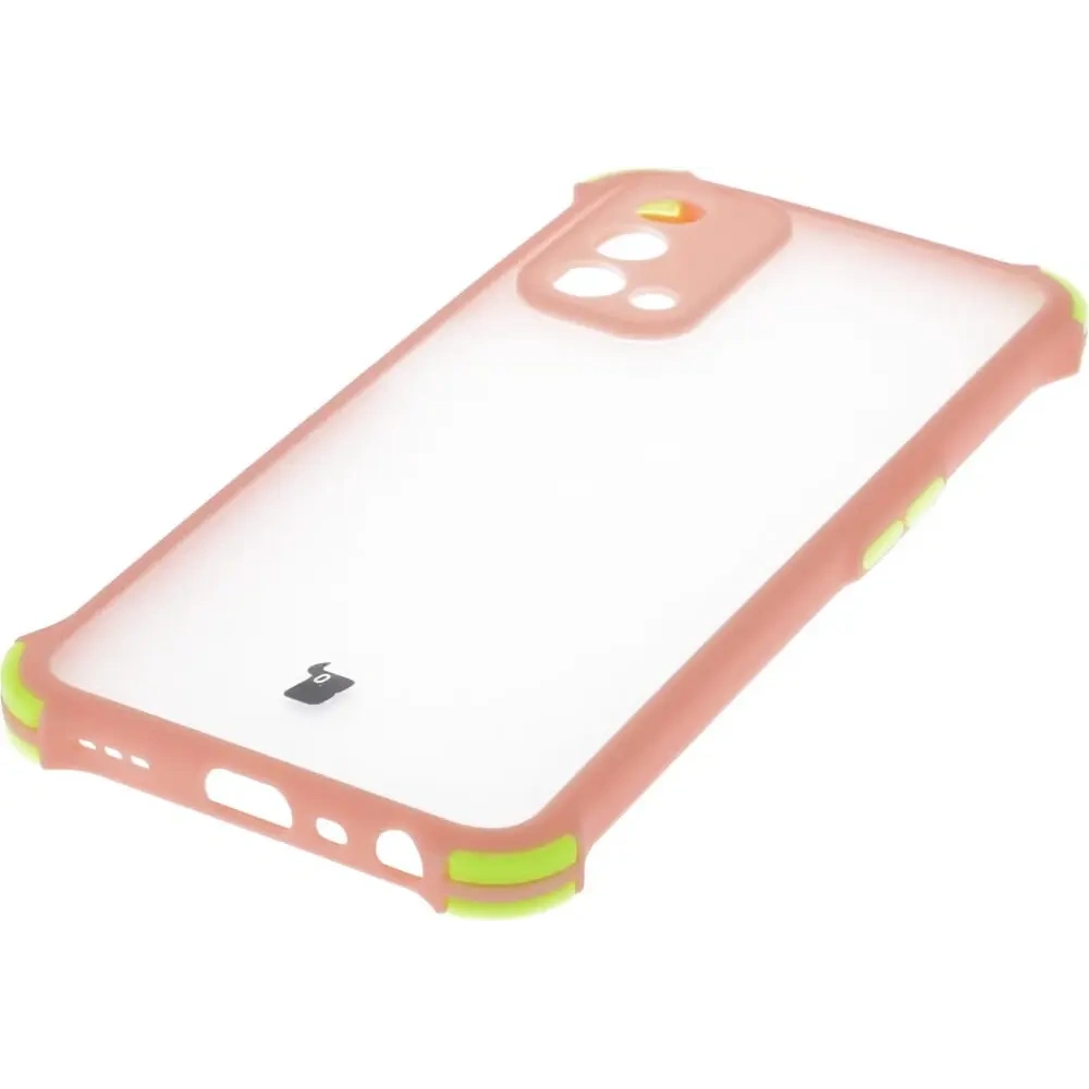 Hurtownia GSM - Caz Bizon AntiShock Hybrid pentru Oppo A93 5G / OnePlus Nord N200 5G roz deschis - BIZ605 - {ean13} - Hurt