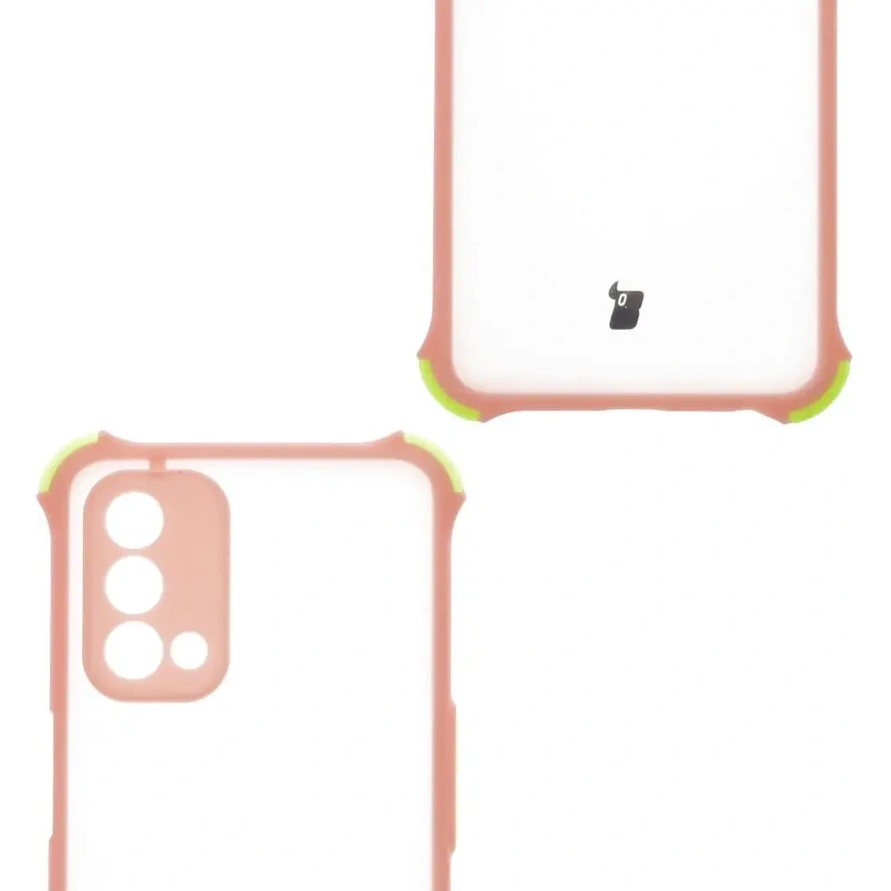 Wholesale Bizon Case AntiShock Hybrid Oppo A93 5G / OnePlus Nord N200 5G light pink - BIZ605 - {ean13} - Hurt