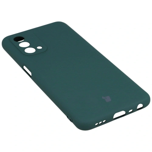 Etui Bizon Case Silicone do Oppo A93 5G ciemnozielone