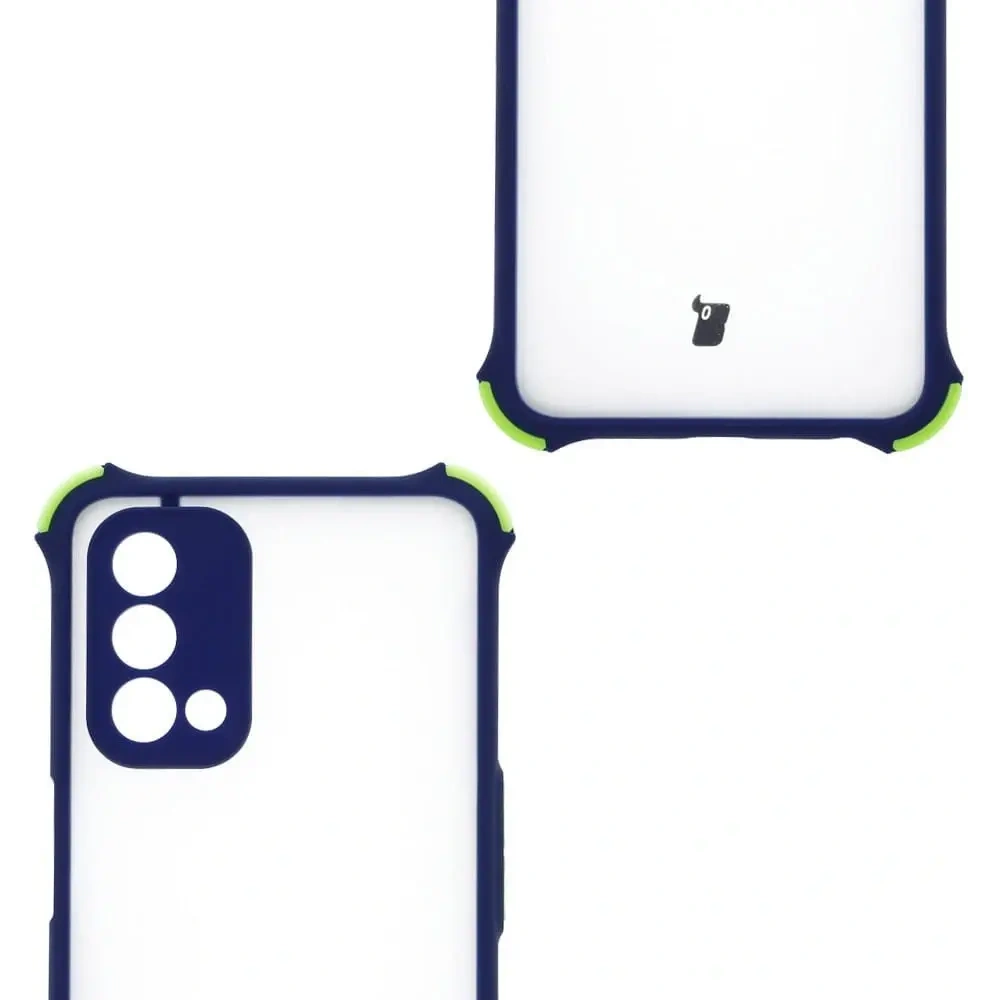 Wholesale Bizon Case AntiShock Hybrid Oppo A93 5G / OnePlus Nord N200 5G navy blue - BIZ607 - {ean13} - Hurt
