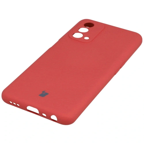 Etui Bizon Case Silicone do Oppo A93 5G ciemny róż