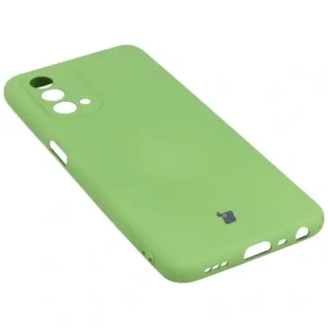 Etui Bizon Case Silicone do Oppo A93 5G jasnozielone