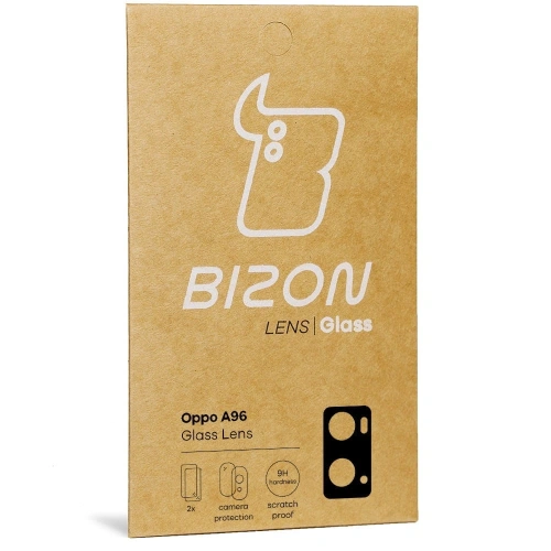 Szkło na aparat Bizon Glass Lens do Oppo A96 [2 PACK]