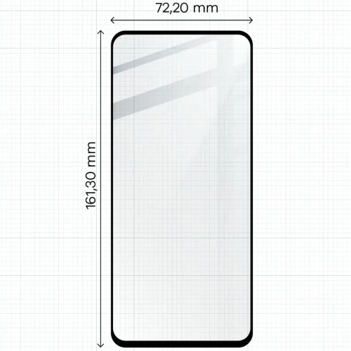 Szkło hartowane Bizon Glass Edge 2 do Oppo A98 czarne