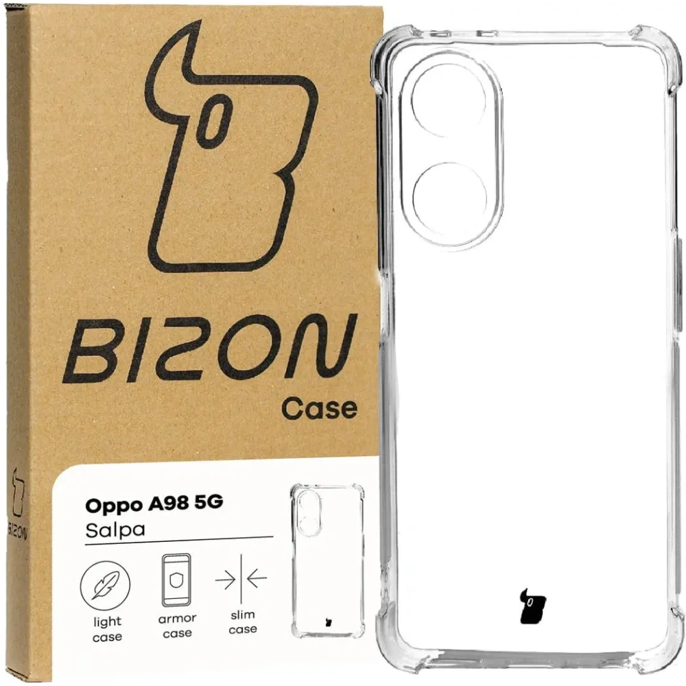 Hurtownia GSM - Bizon Case Salpa Oppo A98 5G klar - BIZ620 - {ean13} - Hurt