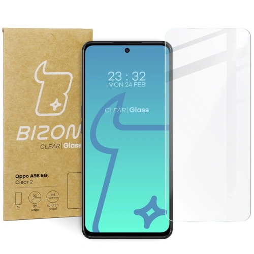 Szkło hartowane Bizon Glass Clear 2 do Oppo A98