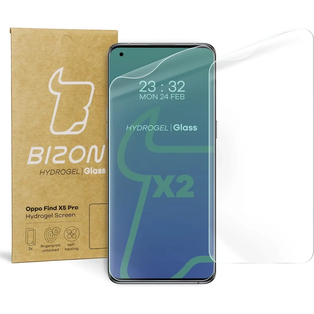 Wholesale Bizon Glass Hydrogel Oppo Find X5 Pro [2 PACK] - BIZ624 - {ean13} - Hurt