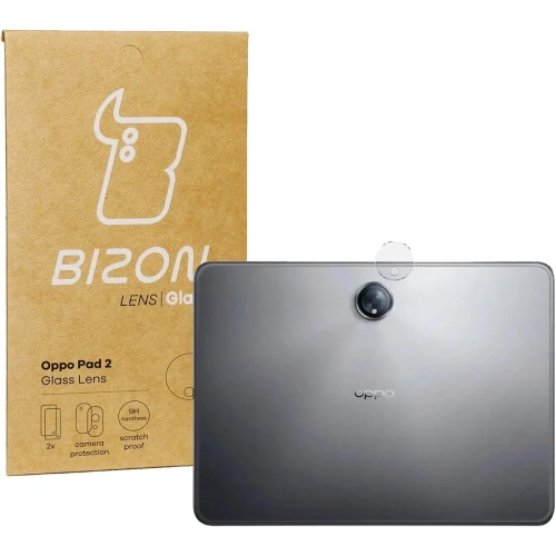Szkło na aparat Bizon Glass Lens do Oppo Pad 2 [2 PACK]