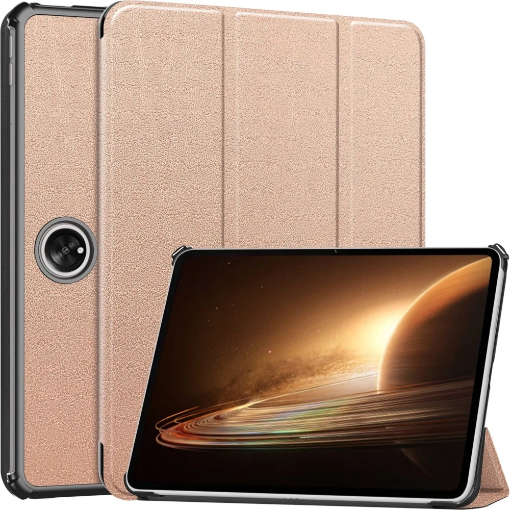 Hurtownia GSM - Caz Bizon Tab Croc Oppo Pad 2 / OnePlus Pad roz aurit - BIZ627 - {ean13} - Hurt