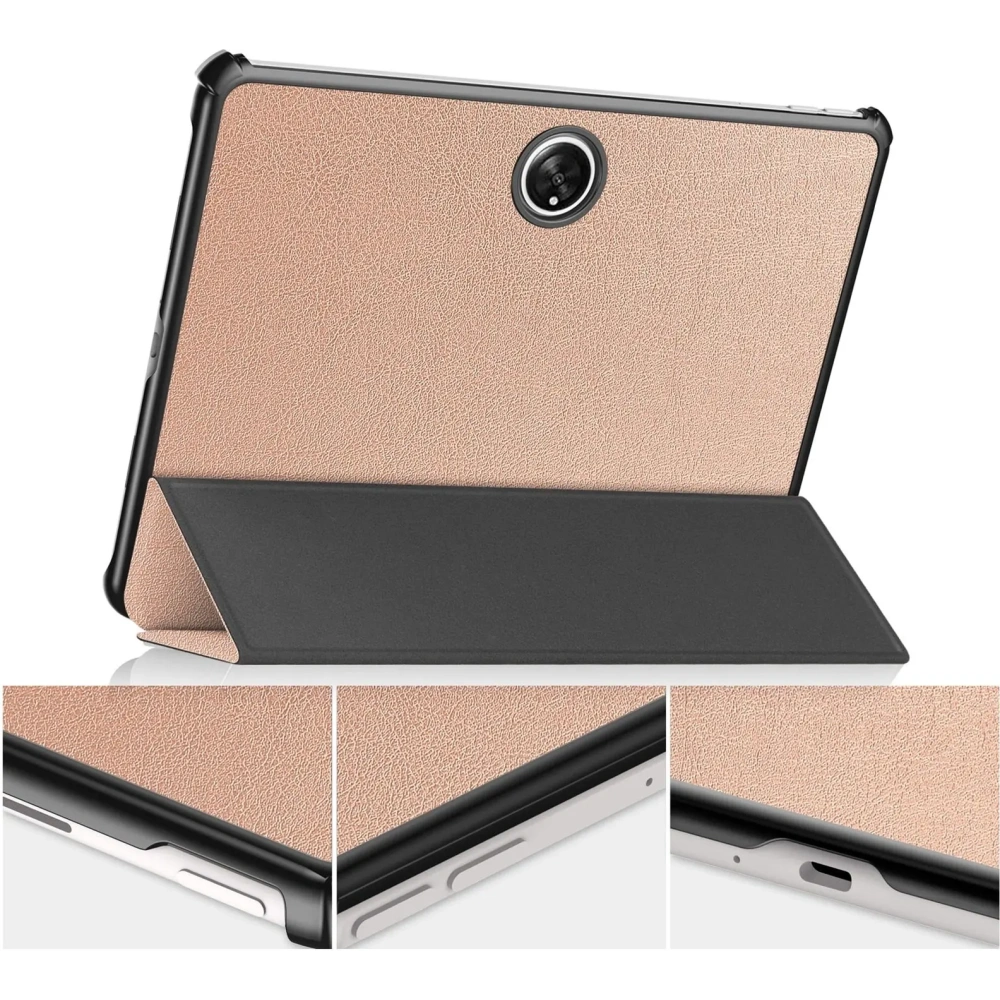 Hurtownia GSM - Caz Bizon Tab Croc Oppo Pad 2 / OnePlus Pad roz aurit - BIZ627 - {ean13} - Hurt