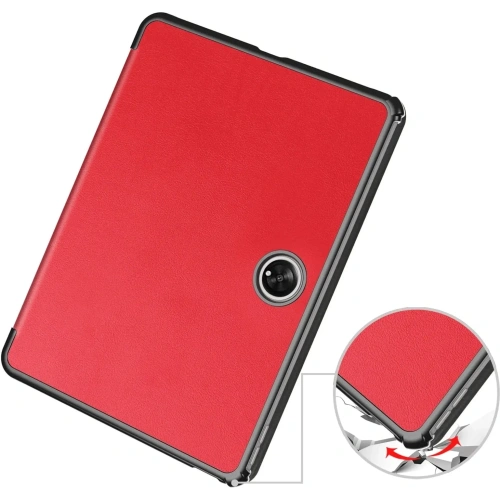 Etui Bizon Case Tab Croc do Oppo Pad 2 / OnePlus Pad czerwone