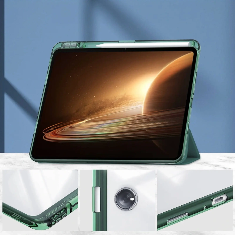 Hurtownia GSM - Bizon Case Tab Clear Satin Oppo Pad 2 / OnePlus Pad sötét zöld - BIZ629 - {ean13} - Hurt