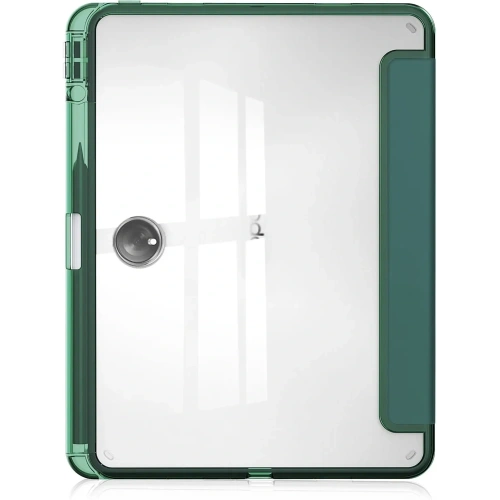 Etui Bizon Case Tab Clear Satin do Oppo Pad 2 / OnePlus Pad ciemnozielone