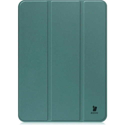 Etui Bizon Case Tab Croc do Oppo Pad 2 / OnePlus Pad ciemnozielone
