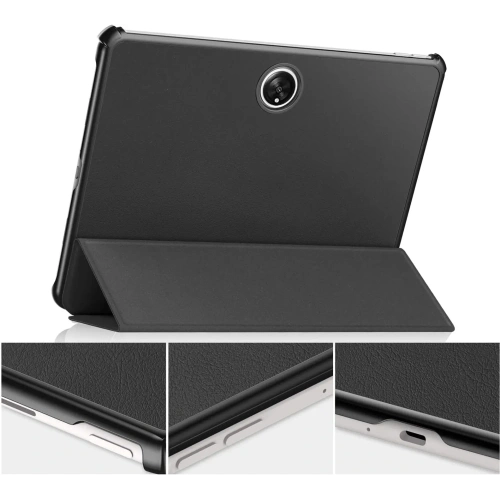 Etui Bizon Case Tab Croc do Oppo Pad 2 / OnePlus Pad czarne