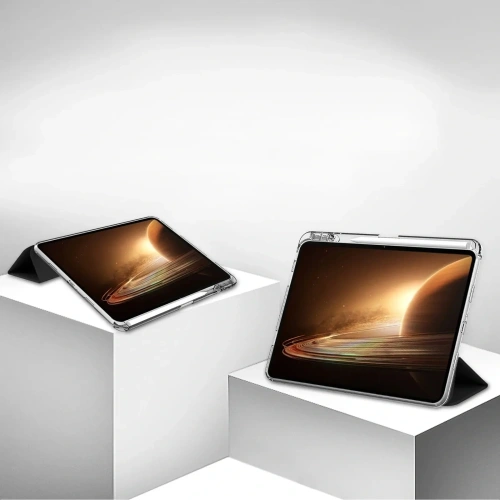 Etui Bizon Case Tab Clear Satin do Oppo Pad 2 / OnePlus Pad czarne