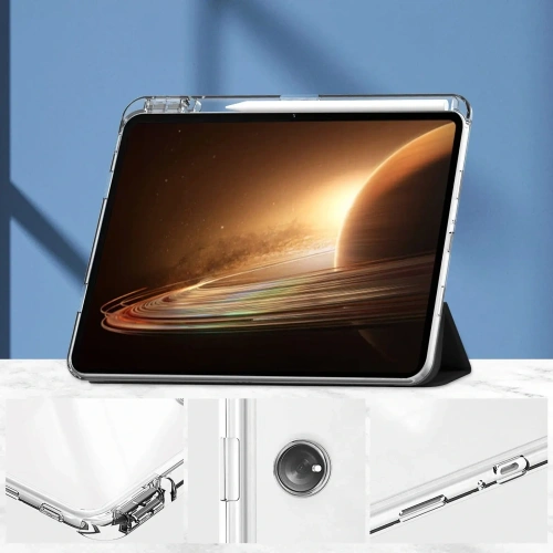 Etui Bizon Case Tab Clear Satin do Oppo Pad 2 / OnePlus Pad czarne
