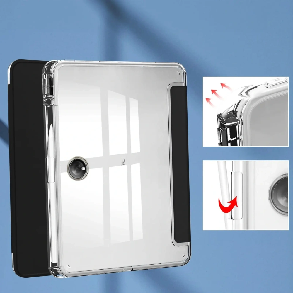 Hurtownia GSM - Etui Bizon Case Tab Clear Satin do Oppo Pad 2 / OnePlus Pad czarne - BIZ633 - {ean13} - Hurt