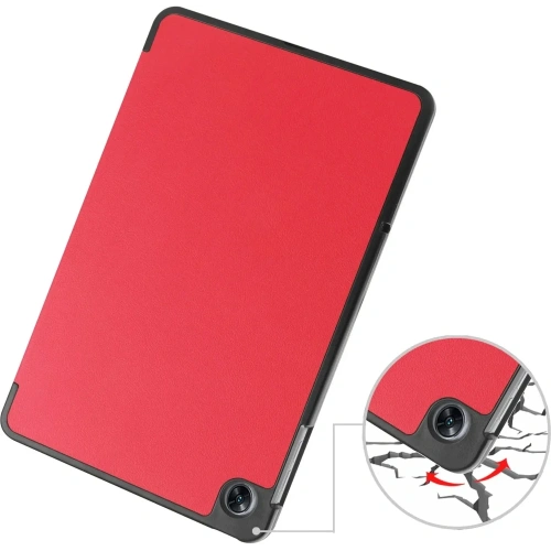 Etui Bizon Case Tab Croc do OPPO Pad Air czerwone