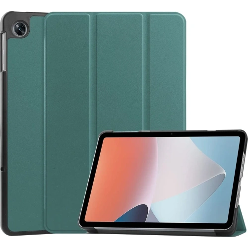 Etui Bizon Case Tab Croc do OPPO Pad Air ciemnozielone