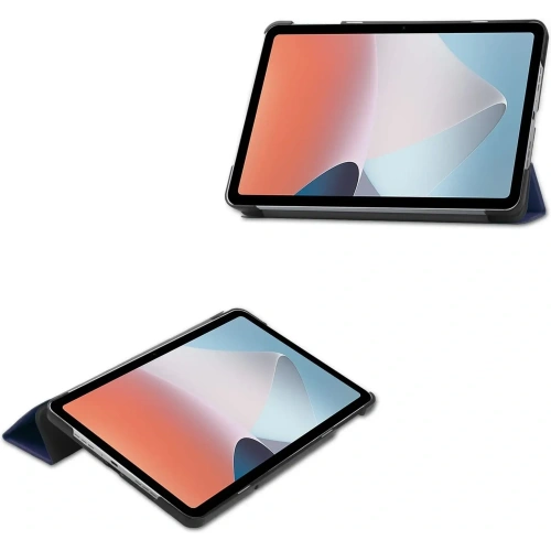 Etui Bizon Case Tab Croc do OPPO Pad Air granatowe