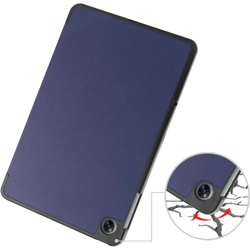 Etui Bizon Case Tab Croc do OPPO Pad Air granatowe