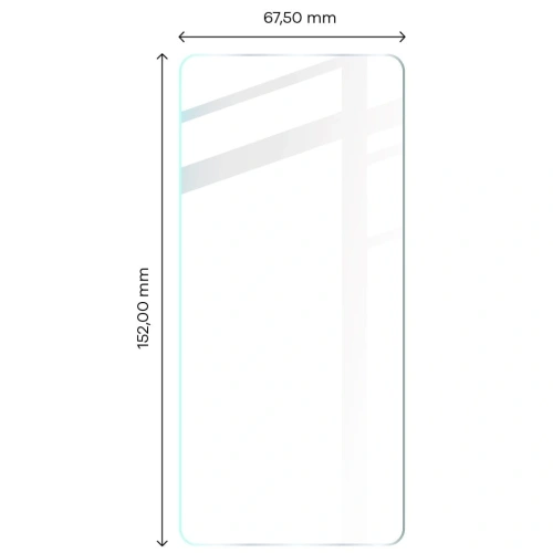 Szkło hartowane Bizon Glass Clear do Oppo Reno 4 Lite / Oppo Reno 5 / Realme 8 / Realme 8 Pro