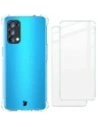 Bizon Case Clear Pack Hülle + 2x Bildschirmglas für Oppo Reno 5 5G klar
