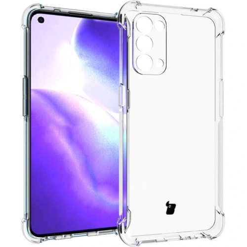 Etui + 2x szkło na ekran Bizon Case Clear Pack do Oppo Reno 5 5G przezroczyste
