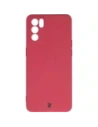 Bizon Case Silikon für Oppo Reno 6 5G dunkelrosa
