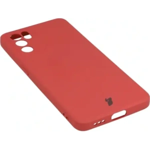 Etui Bizon Case Silicone do Oppo Reno 6 5G ciemny róż
