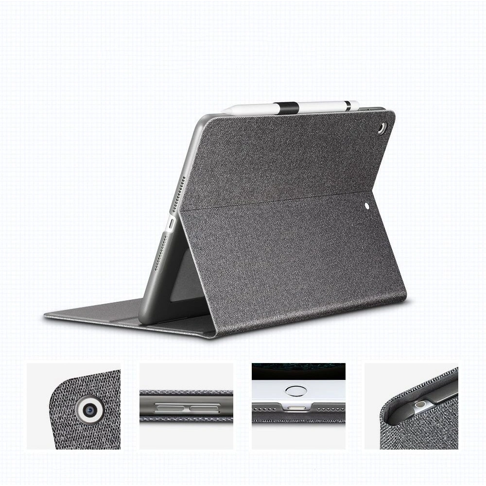 Hurtownia GSM - Etui ESR Simplicity Pencil Apple iPad 9.7 2017/2018 (5. i 6. generacji) Light Grey - ESR024GRY - {ean13} - Hurt