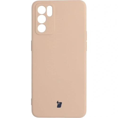 Etui Bizon Case Silicone do Oppo Reno 6 5G jasnoróżowe