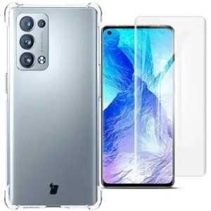 Wholesale Bizon Case Clear Pack case + 2x screen film Oppo Reno 6 Pro 5G clear - BIZ654 - {ean13} - Hurt