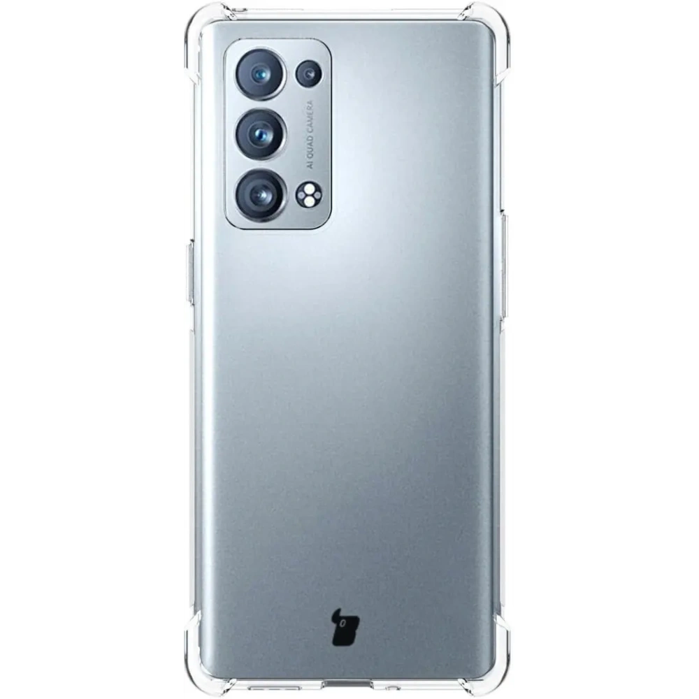 Hurtownia GSM - Etui + 2x folia Bizon Case Clear Pack do Oppo Reno 6 Pro 5G przezroczyste - BIZ654 - {ean13} - Hurt