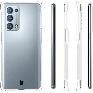 Hurtownia GSM - Bizon Case Clear Pack cu husă + 2x folie de protecție pentru ecran Oppo Reno 6 Pro 5G transparentă - BIZ654 - {ean13} - Hurt