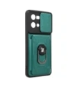 Wholesale Bizon Case Camshield Card Slot Ring Oppo Reno 7 4G green - BIZ657 - {ean13} - Hurt