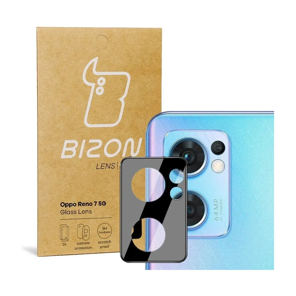 Wholesale Bizon Glass Lens Oppo Reno 7 5G [2 PACK] - BIZ664 - {ean13} - Hurt