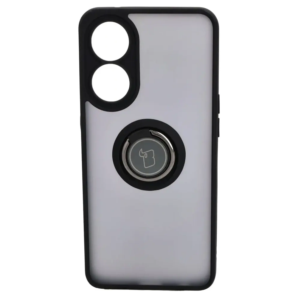 Wholesale Bizon Case Hybrid Ring Oppo Reno8 T smoky with a black frame - BIZ665 - {ean13} - Hurt