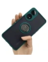 Bizon Case Hybrid Gyűrű Oppo Reno8 T füstös színben, sötétzöld kerettel