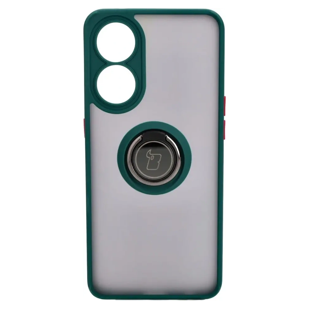 Hurtownia GSM - Bizon Case Hybrid Gyűrű Oppo Reno8 T füstös színben, sötétzöld kerettel - BIZ667 - {ean13} - Hurt